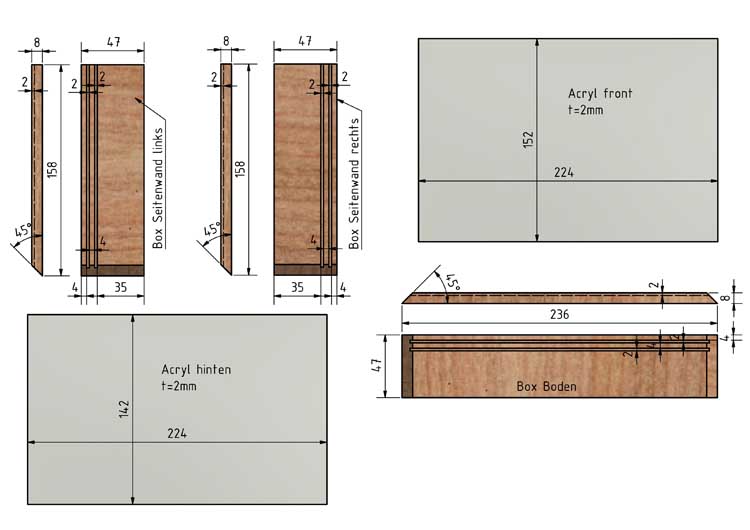 holzbau technische zeichnung