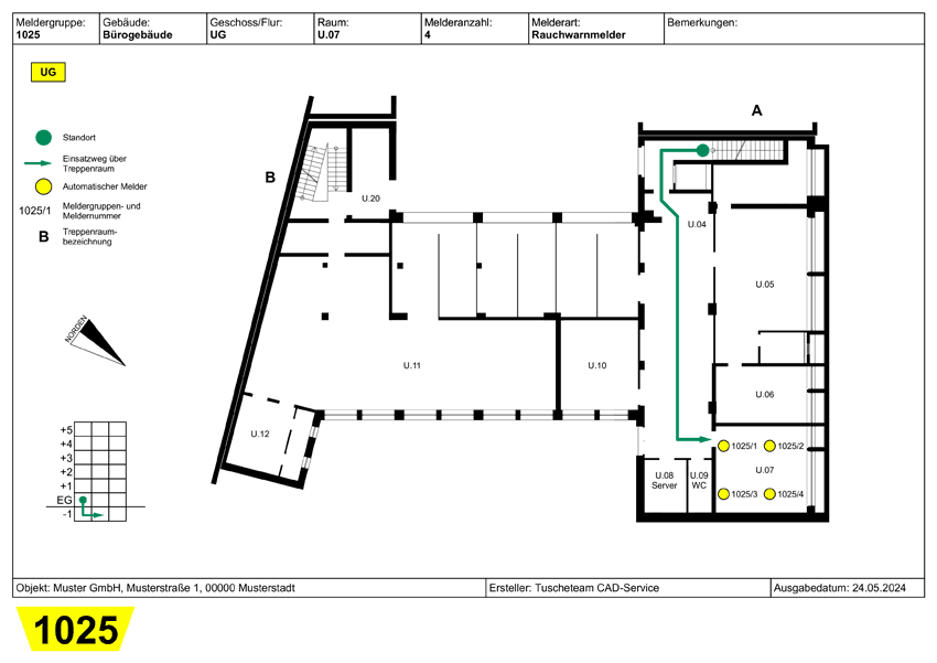 feuerwehrlaufkarte-din-14095-2-tuscheteam-cad-service